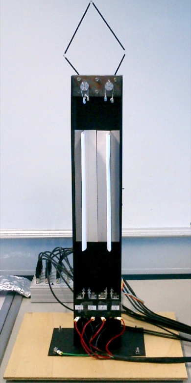 Photo of SMA-actuated pantograph robot