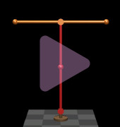 crossbar on stick balancing, click to see video