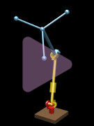 robot balancing in 3D (old version), click to see video