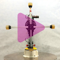 Tippy robot balancing in 2D, click to see video